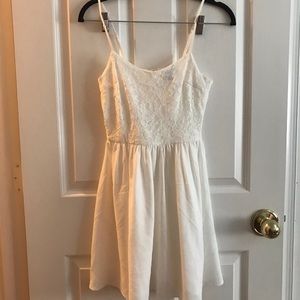 White babydoll dress